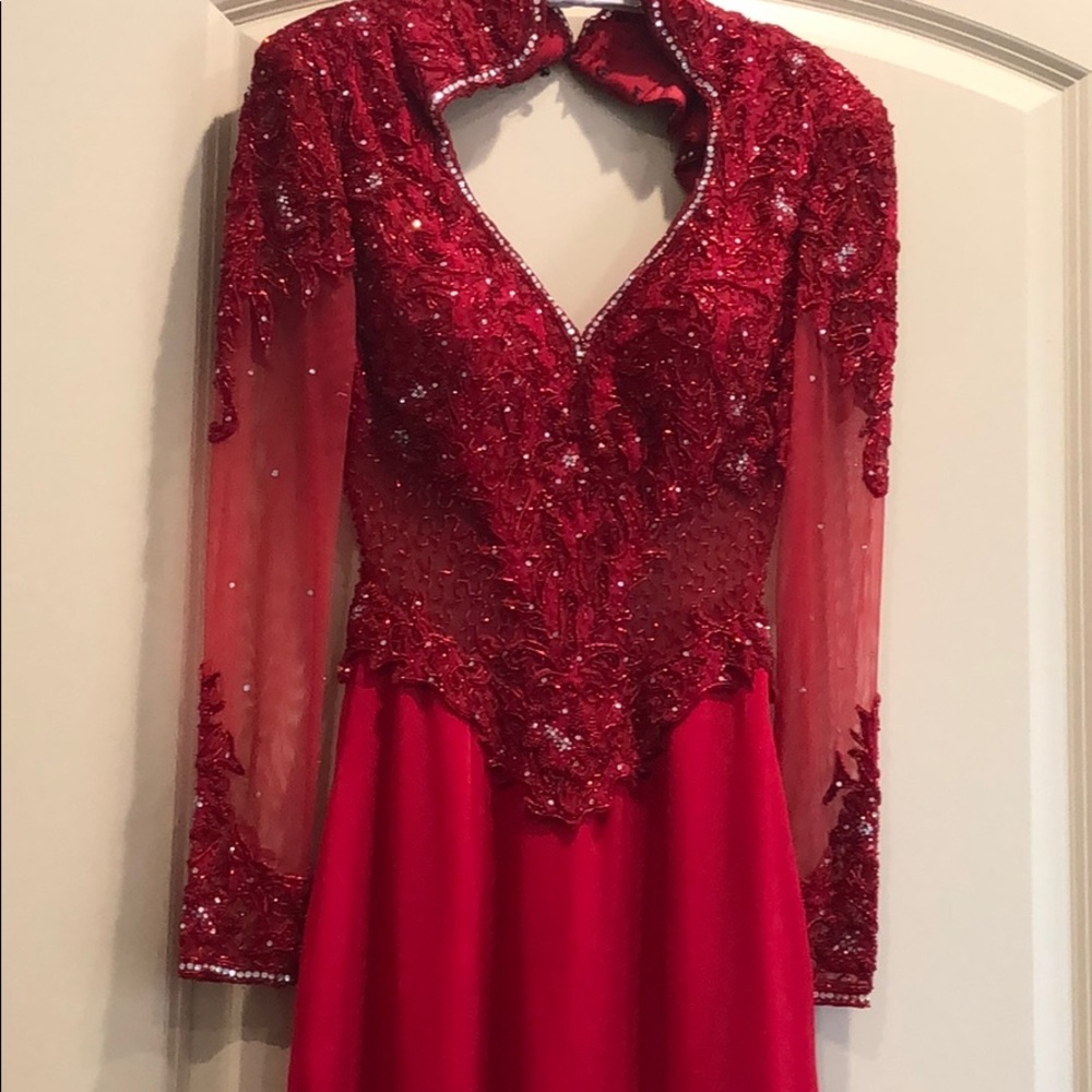 Claire’s Collection Size 2-3 Silver & Red Dress